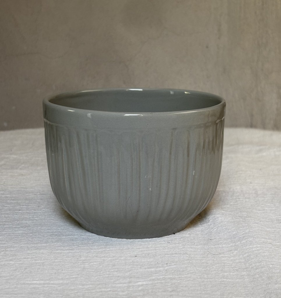 BOWL MEDIANO RAYADO DE CERAMICA