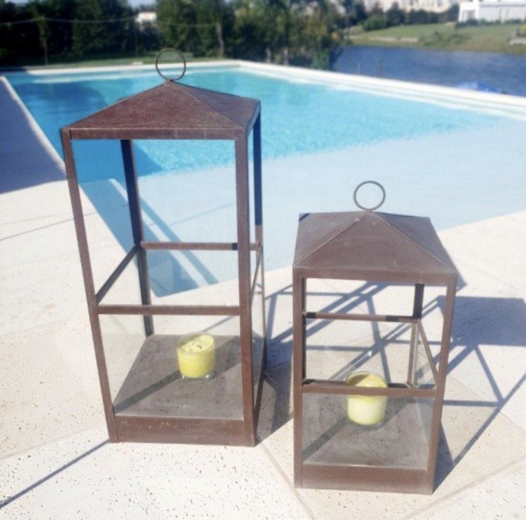FAROL DE HIERRO TECHO 4 AGUAS