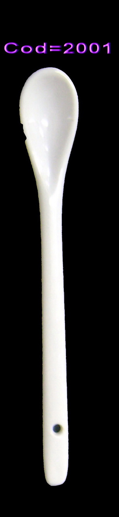 CUCHARITA 16.5 M PORCELANA BLANCA